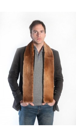 Beaver fur scarf - long